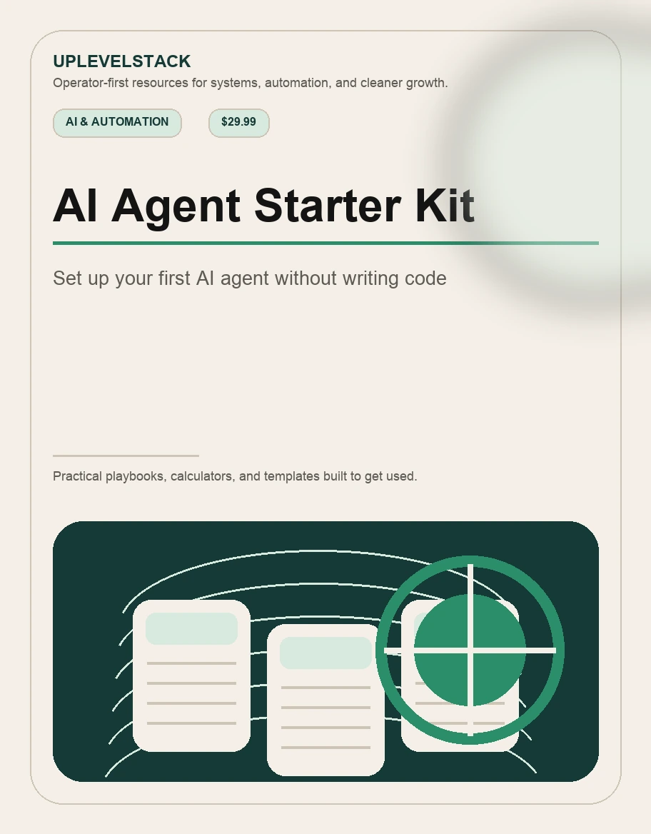 AI Agent Starter Kit cover mockup