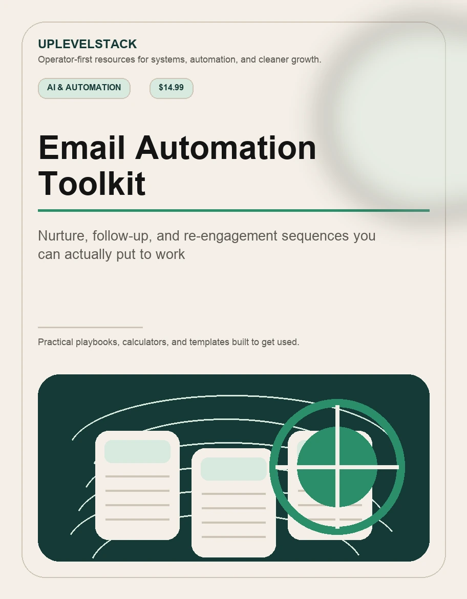 Email Automation Toolkit cover mockup